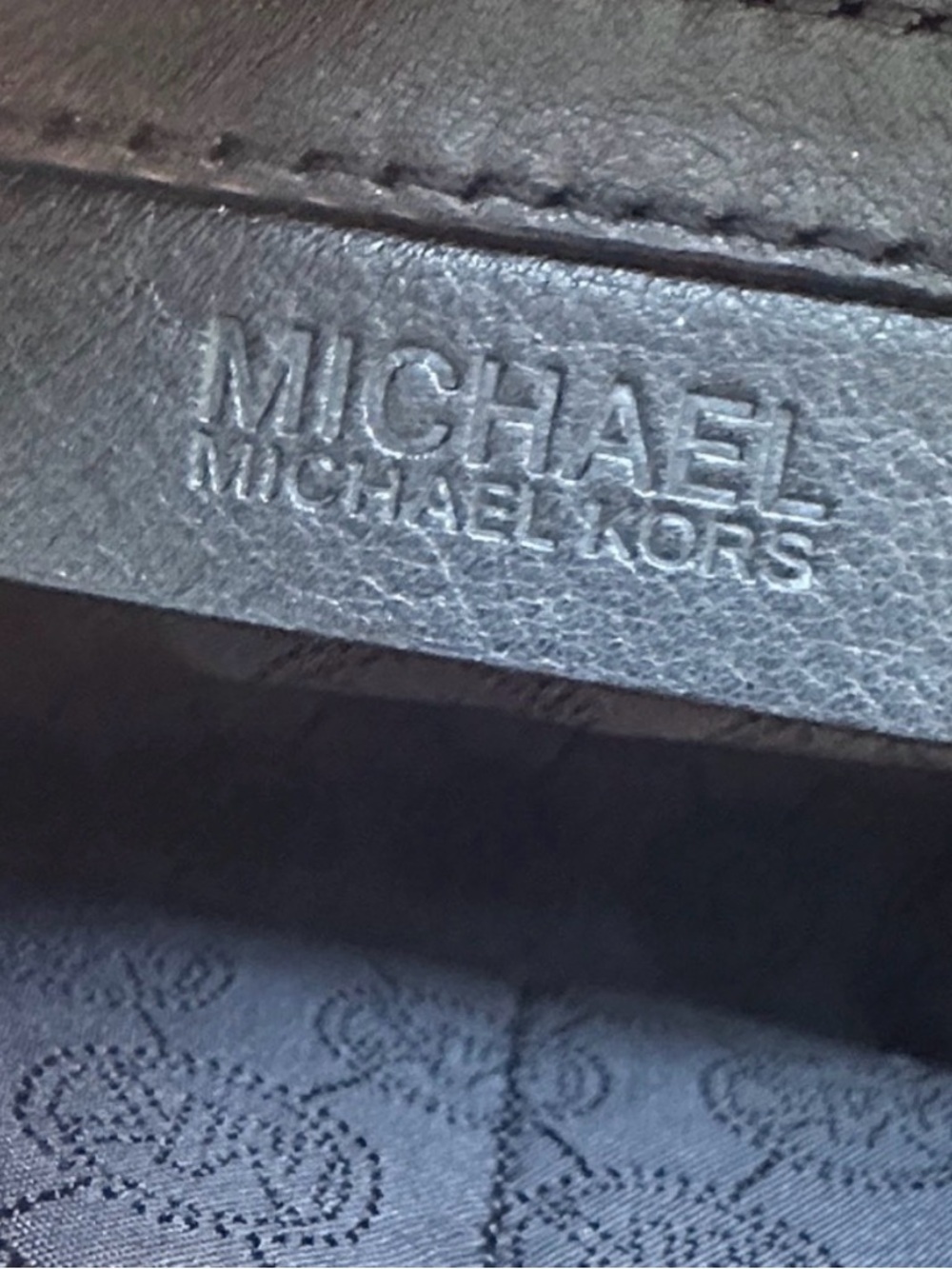 Michael Kors Black Quilted Leather Satchel with Gold Hardware - Picture 5 of 8